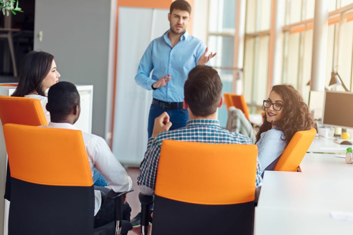 Team developing great leadership