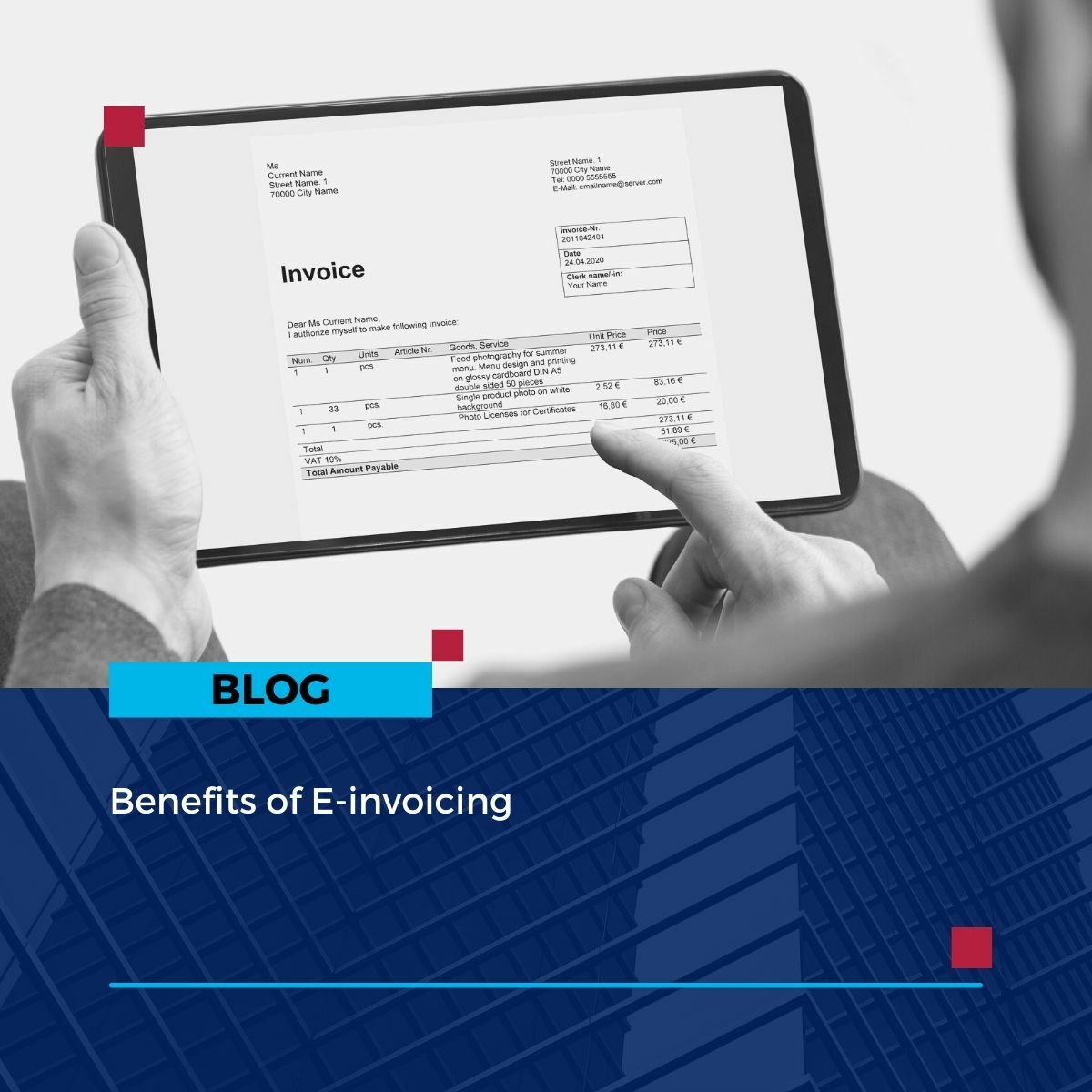 Busy01 - E-invoicing 1 E-invoicing